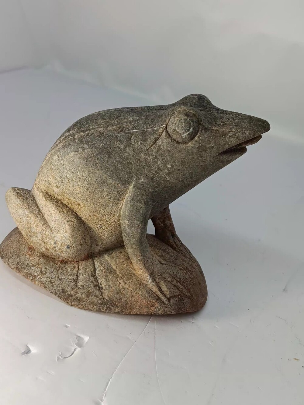 Stone Frog Hand Carved From Mexico?